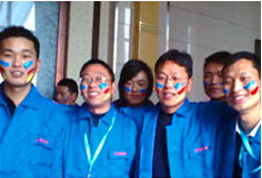 超前涂料90同學(xué)會(huì)現(xiàn)場(chǎng)！河南真石漆知名品牌